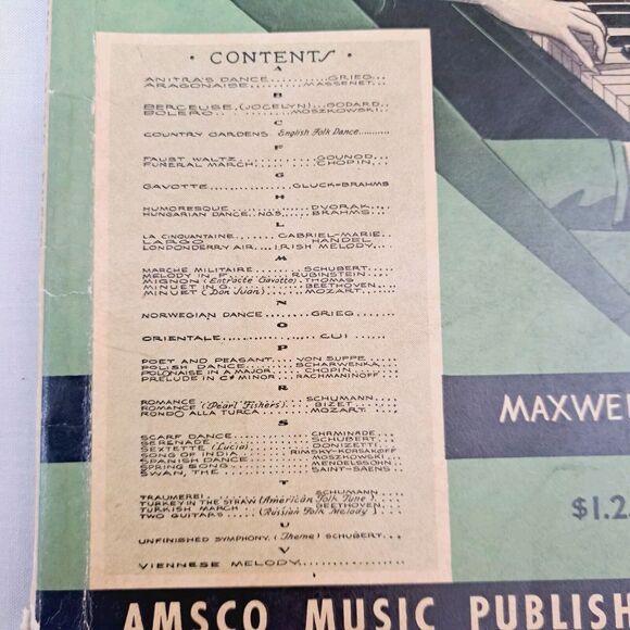 Book Everybody's Favorite Piano Duets Series No 7 Maxwell Eckstein Amsco Music - Picture 6 of 16